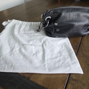 Hammitt Black Pebbled Leather Crossbody Bag